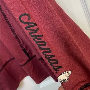 Knights Apparel Maroon Arkansas Razorback Athletic Pullover